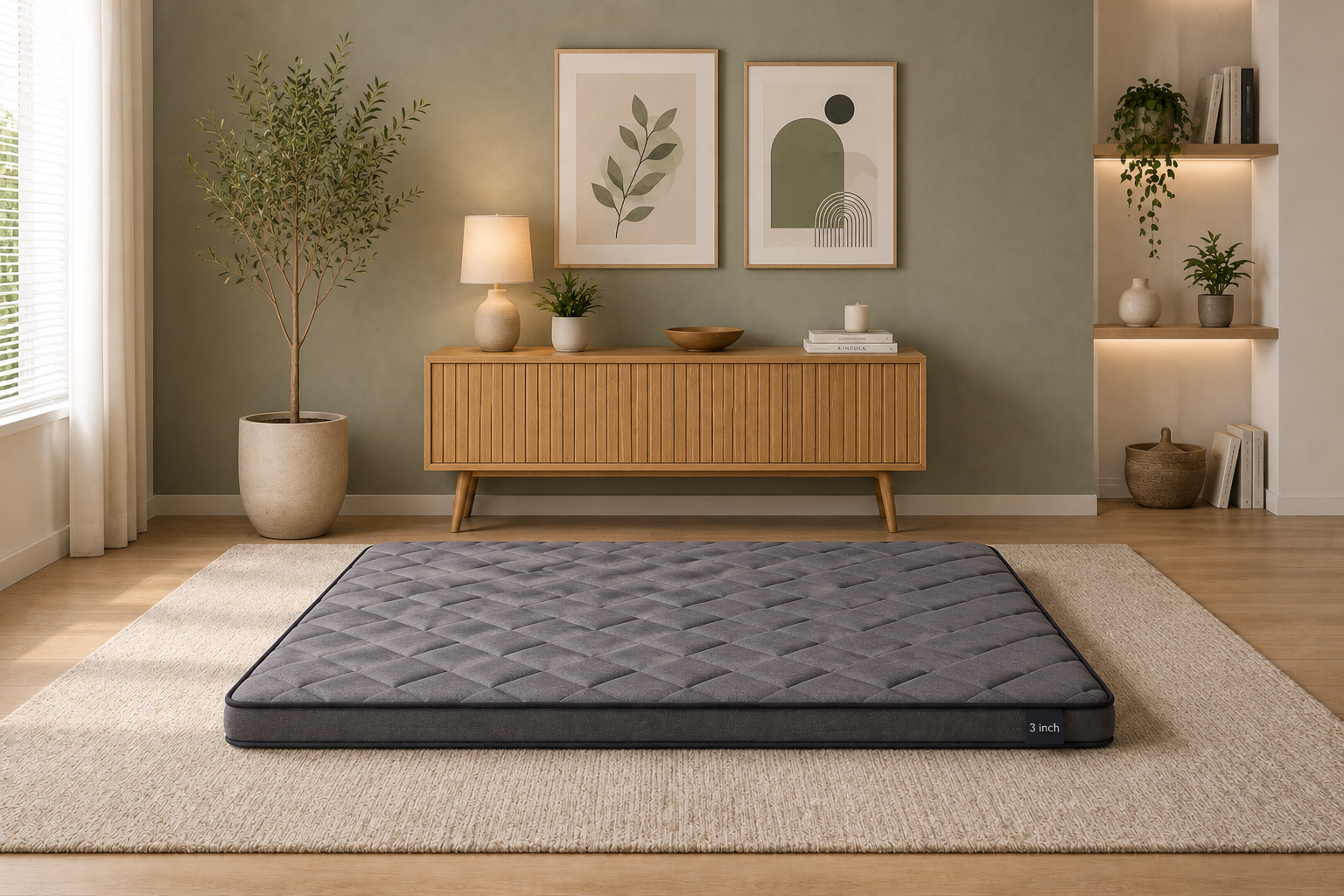King Mattress(6X6)-3"