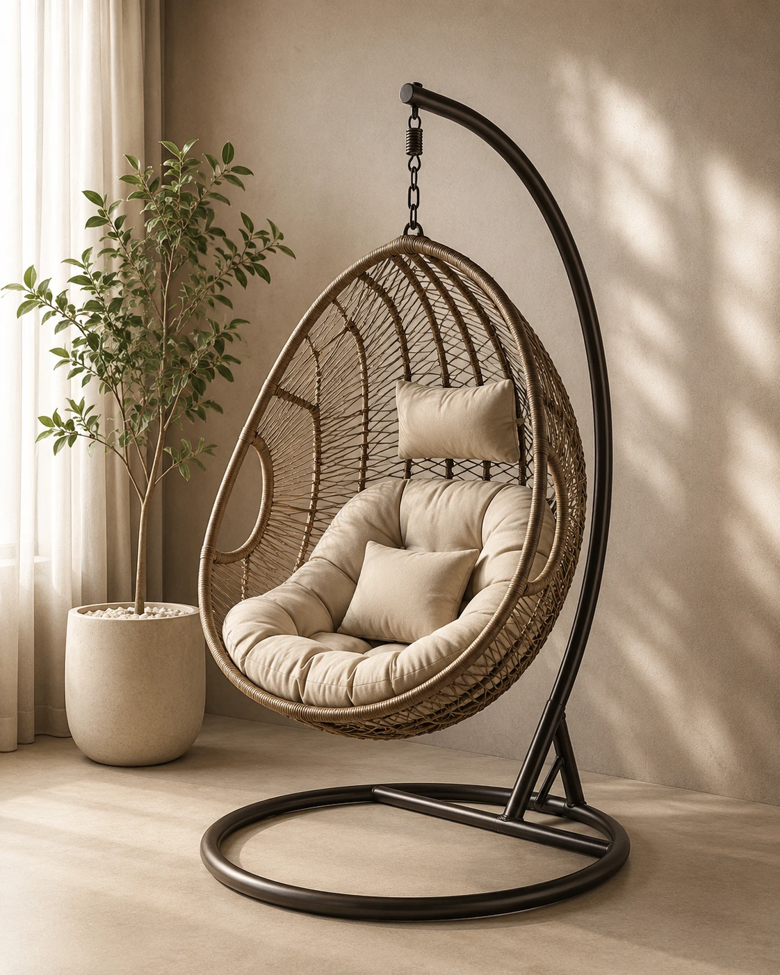 Swing with stand