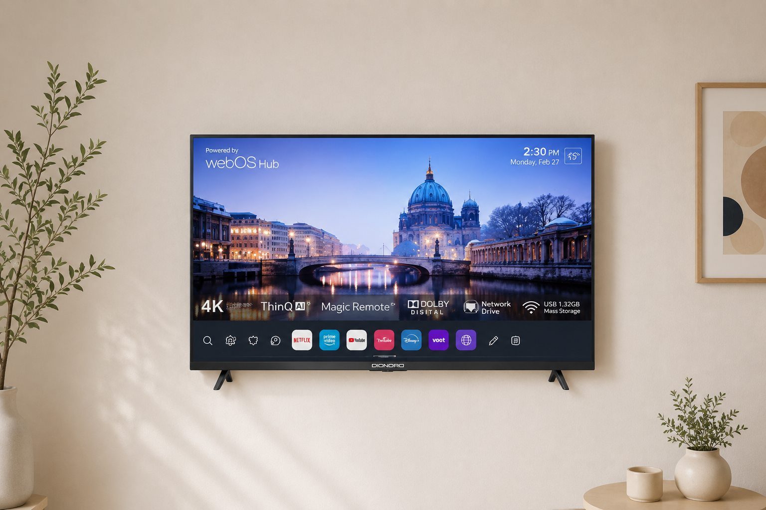 55 inch Smart TV