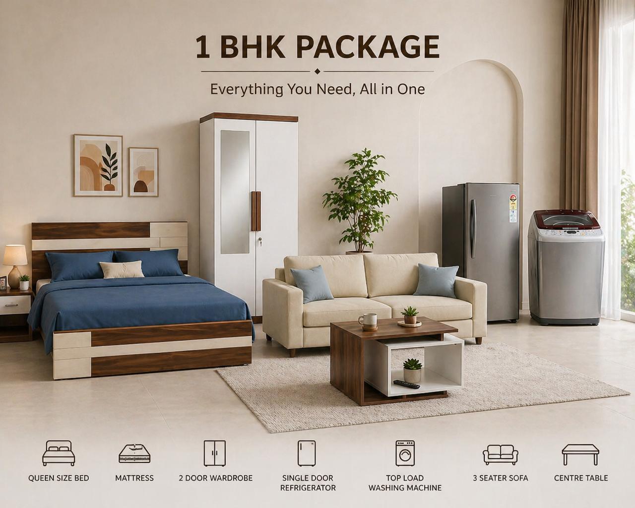 1 BHK Furniture Package