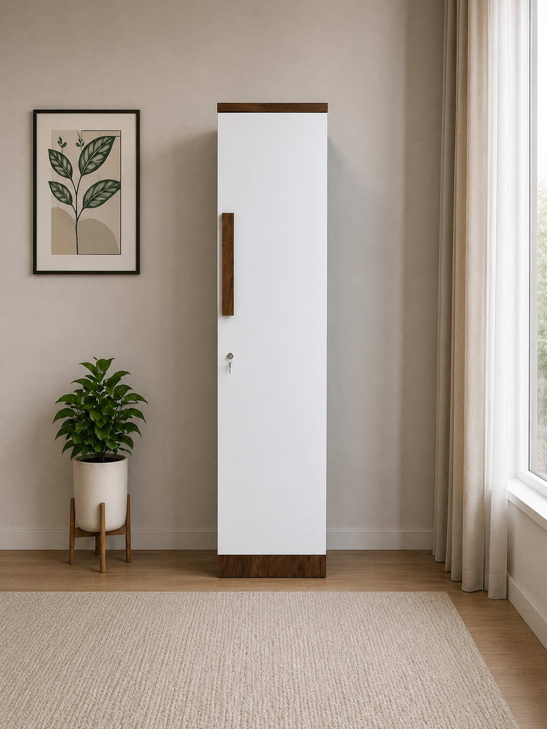 Single Door Wardrobe