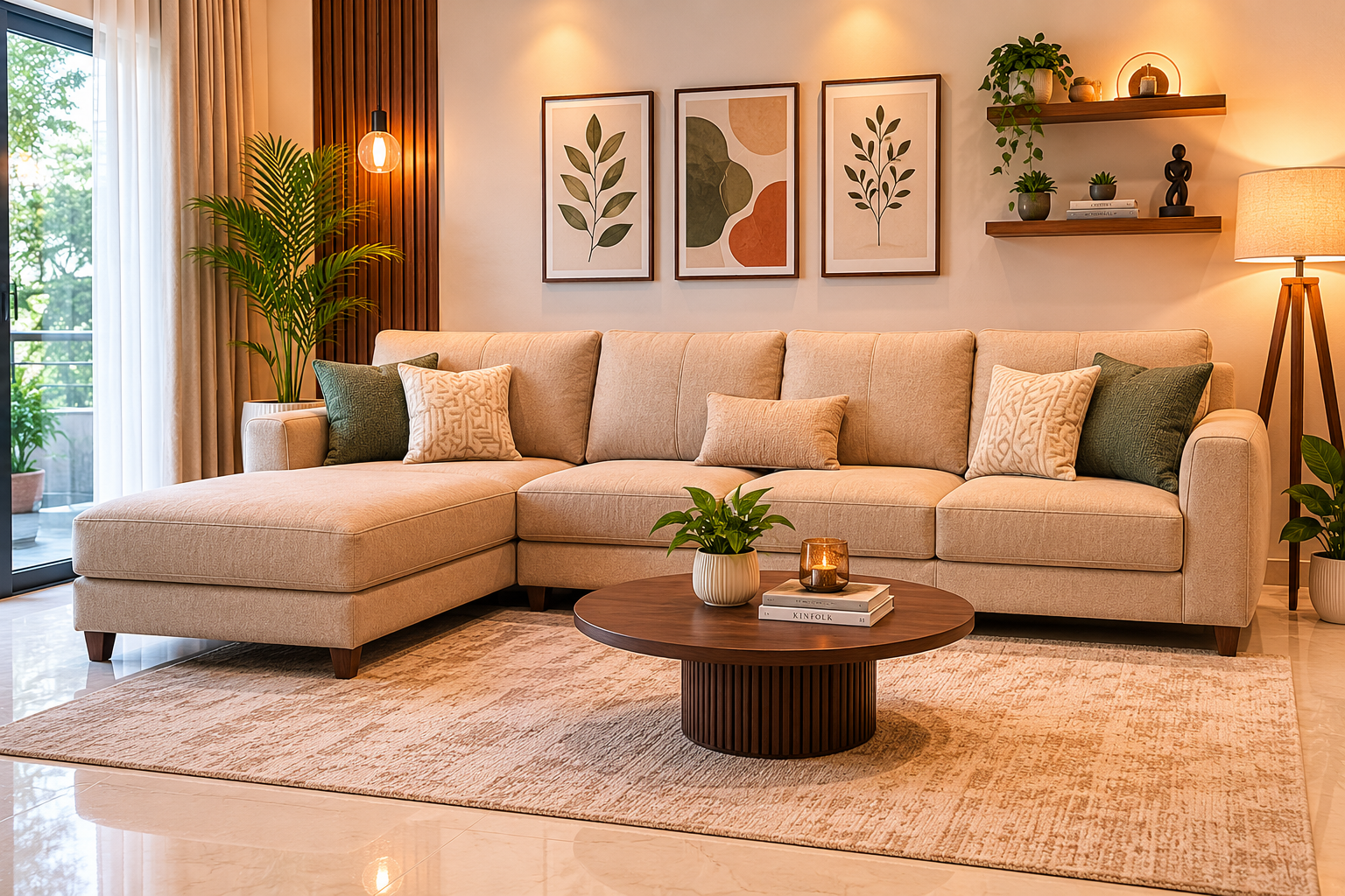 5 Seater L Shape